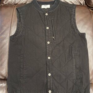 BKE Black Ribbed Collar Jacket